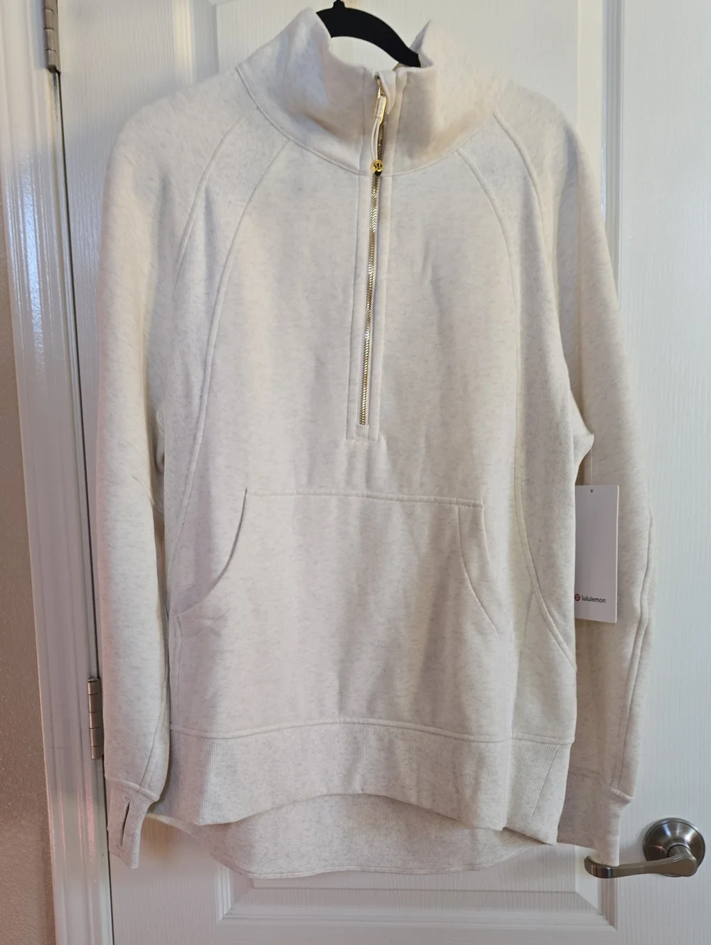 Lululemon Scuba Oversized funnel neck half zip M/L